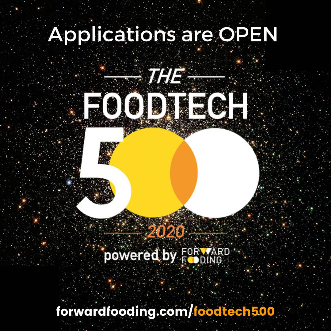 applications are open - 2020 foodtech 500
