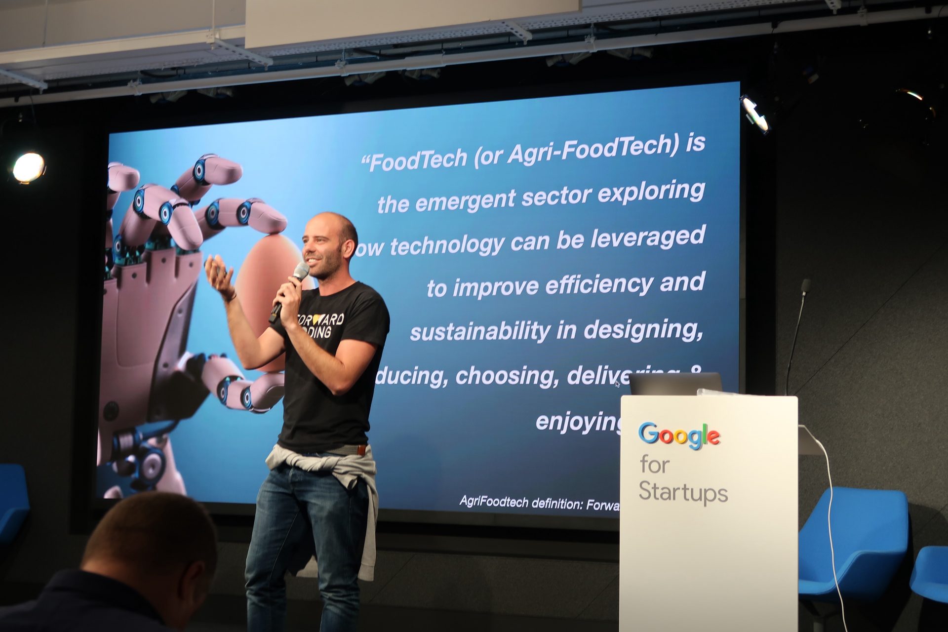Alessio D'Antino, CEO of Forward Fooding