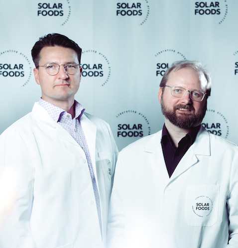 Pasi Vainikka and Juha-Pekka Pitkänen, founders of Solar Foods