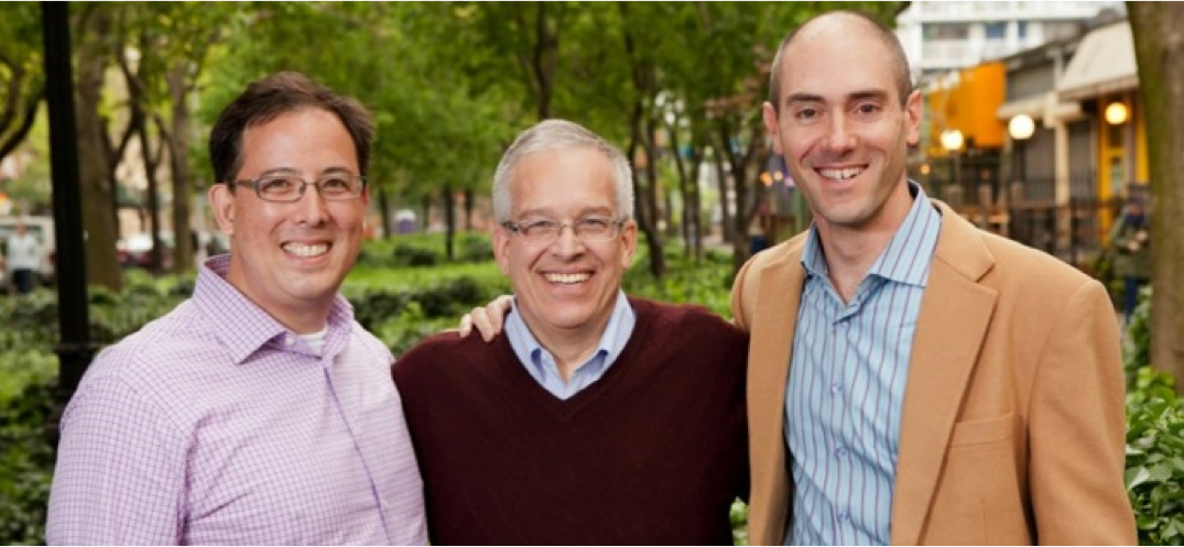 David Rosenberg, Marc Oshima, Dr. Ed Harwood, founders of Aerofarms