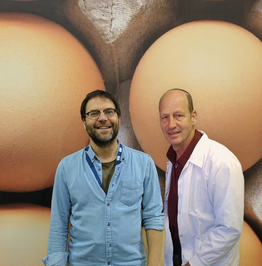 Prof. Dani Offen and Yehuda Elram, founders of eggXYt