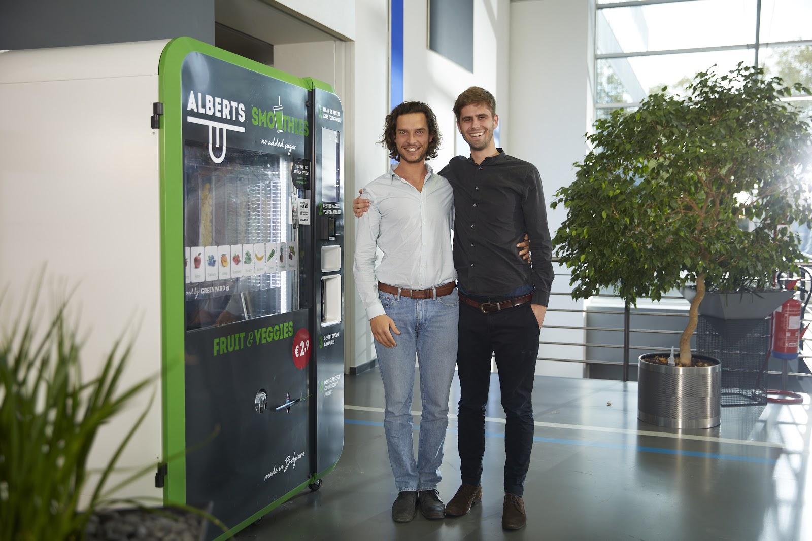 Glenn Mathijssen and Philippe Hennin, the founders of Alberts