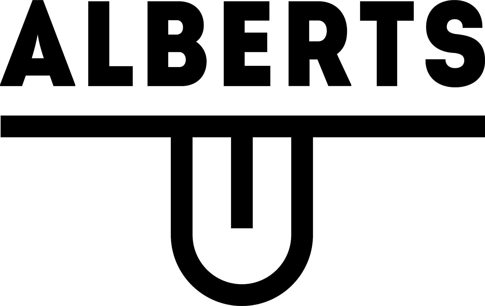 Alberts logo black