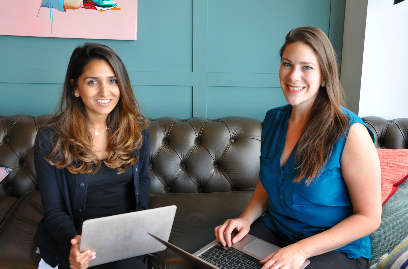 Riya Grover and Lyz Swanton, founders of Feedr