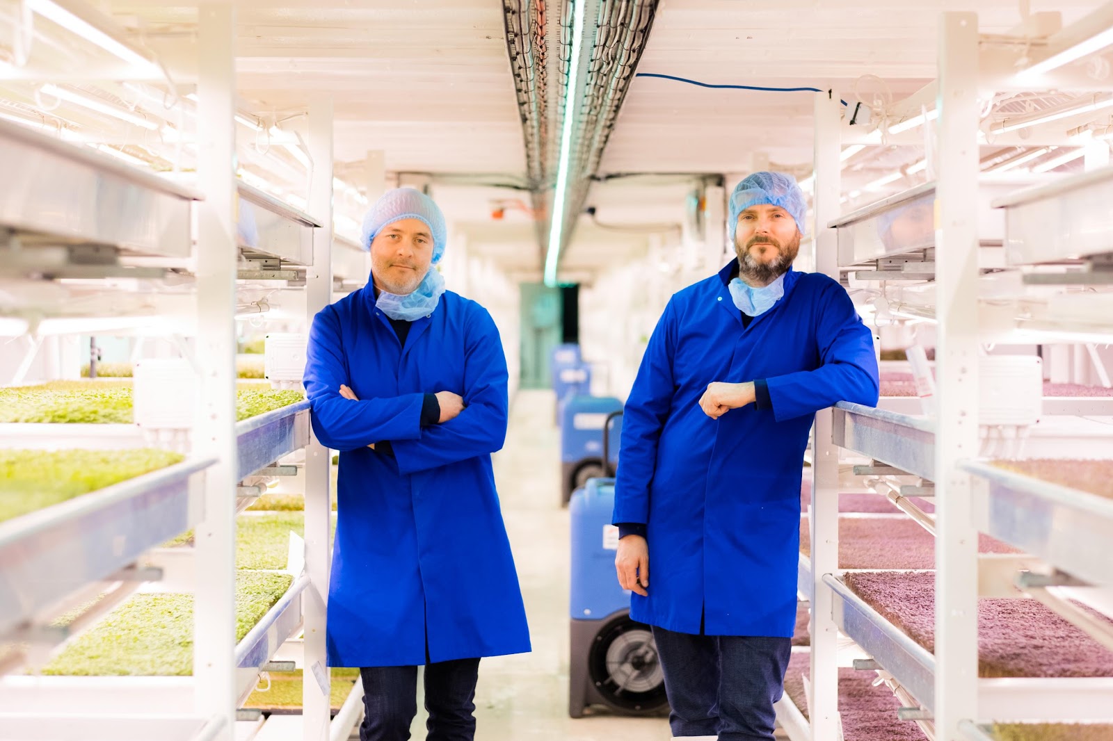 Richard Ballard and Steven Dring, founders of Growing Underground