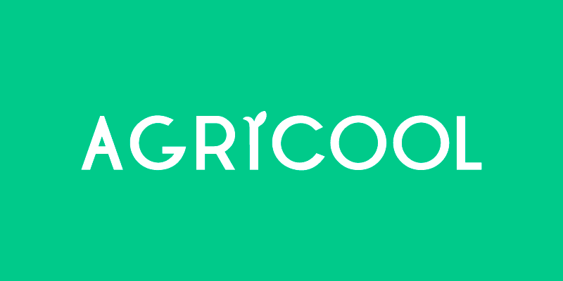 Agricool logo green background