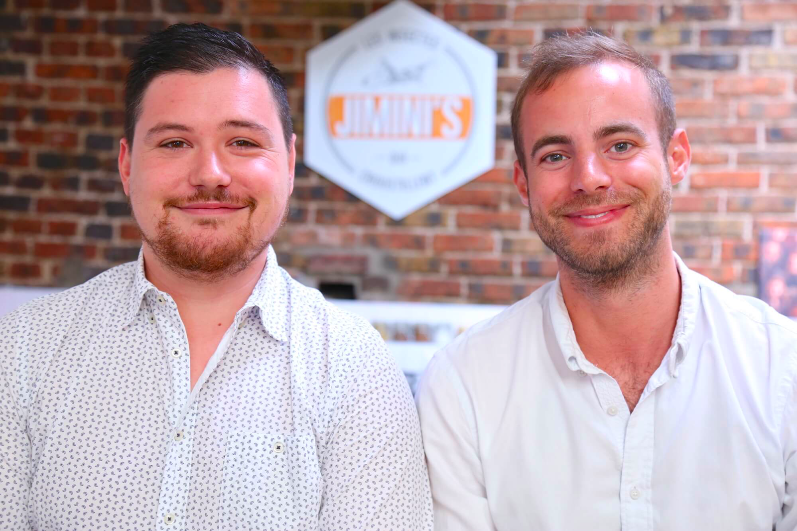 Clément Scellier and Bastien Rabastens, founders of JIMINI'S