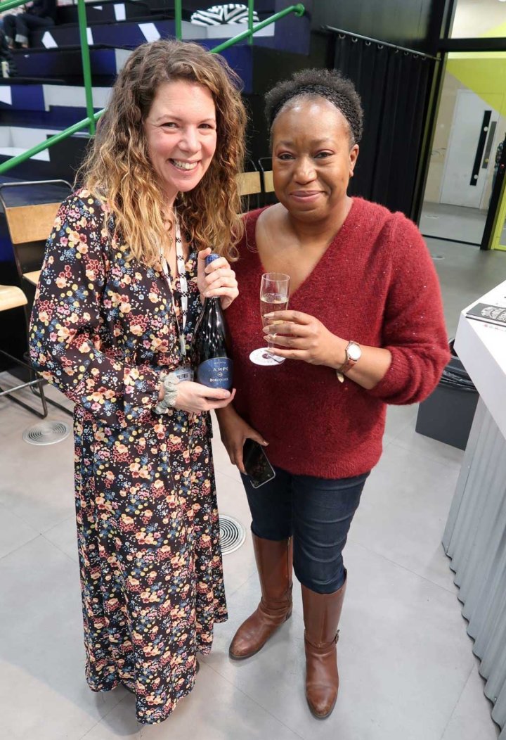 Lesley Stonier and Mecca Ibrahim at our Women in Food Tech Conference