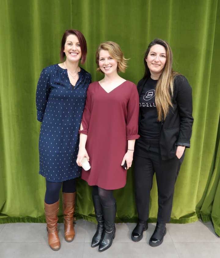 Panelists: Olivia O'Brien, Hara Mihailidou, and Tarryn Gorre at Women in Food Tech Conference