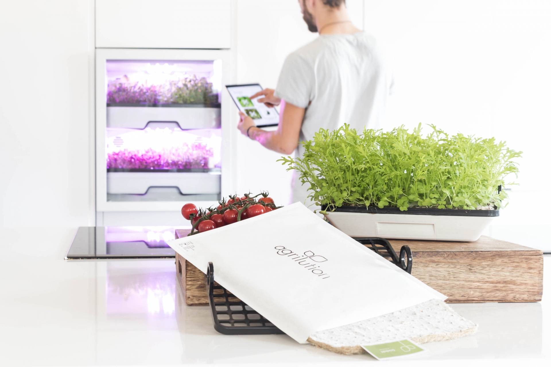 agrilution vertical farming system at home