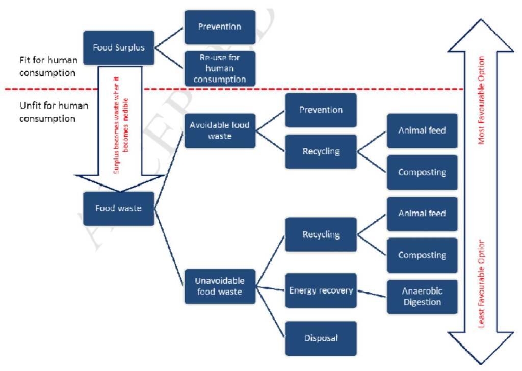 Food surplus and waste framework
