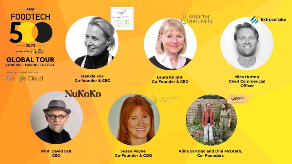 The 2023 FoodTech 500 Unveiling Event London Speakers
