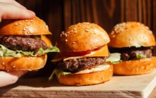 hybrid meat burgers