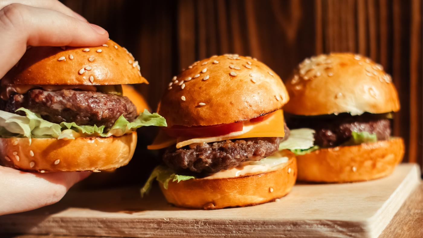 hybrid meat burgers