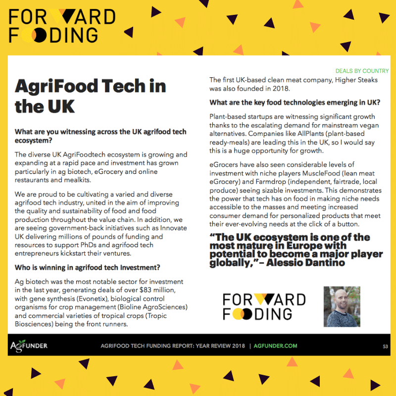 agri foodtech in the UK
