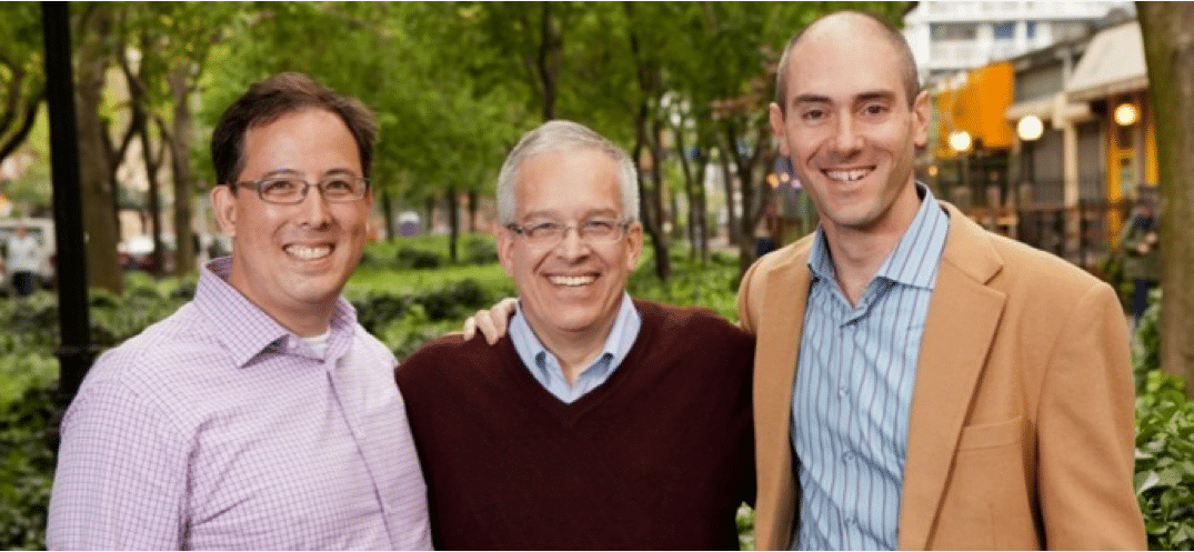 David Rosenberg, Marc Oshima, Dr. Ed Harwood, founders of Aerofarms