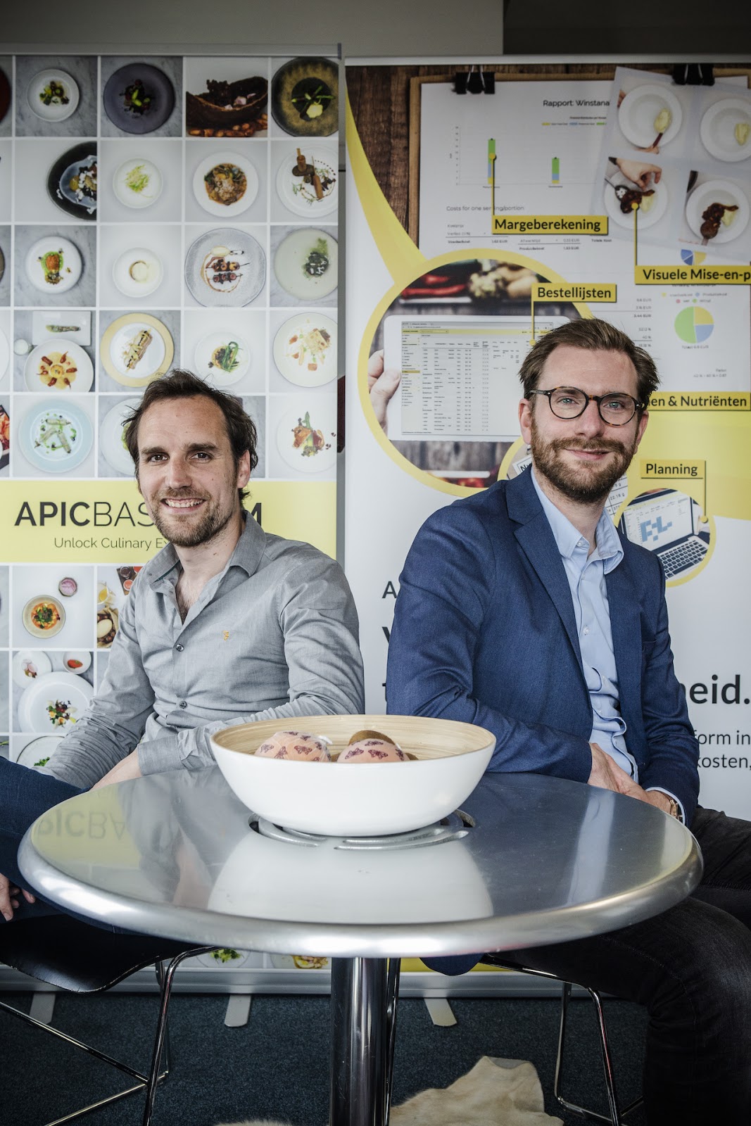 Carl Jacobs and Pieter Wellens, founders of Apicbase
