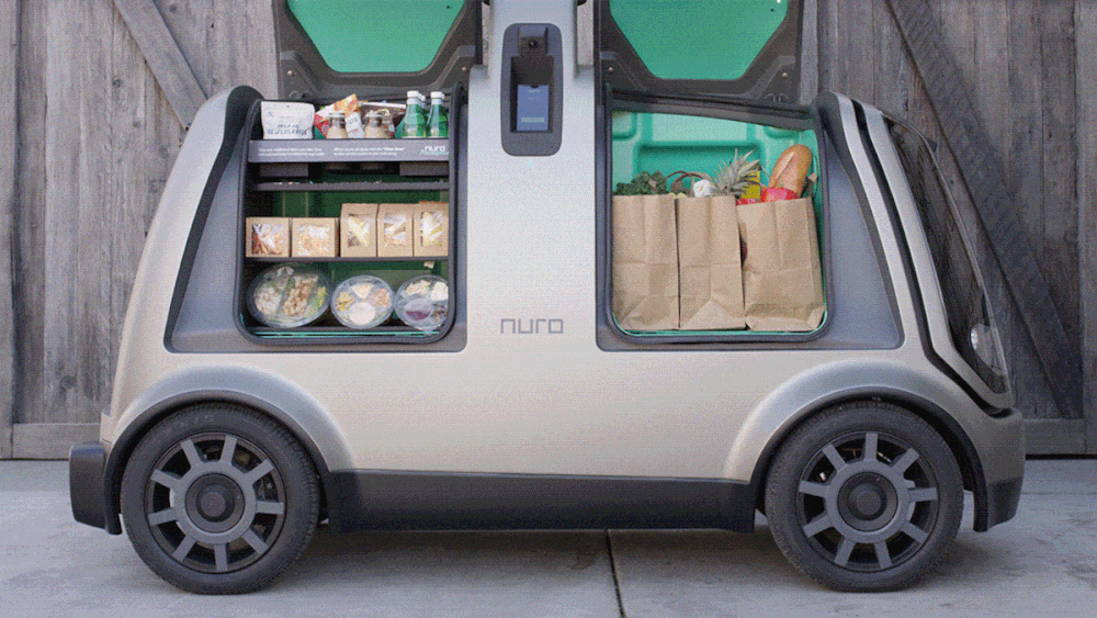 nuro food delivery robot