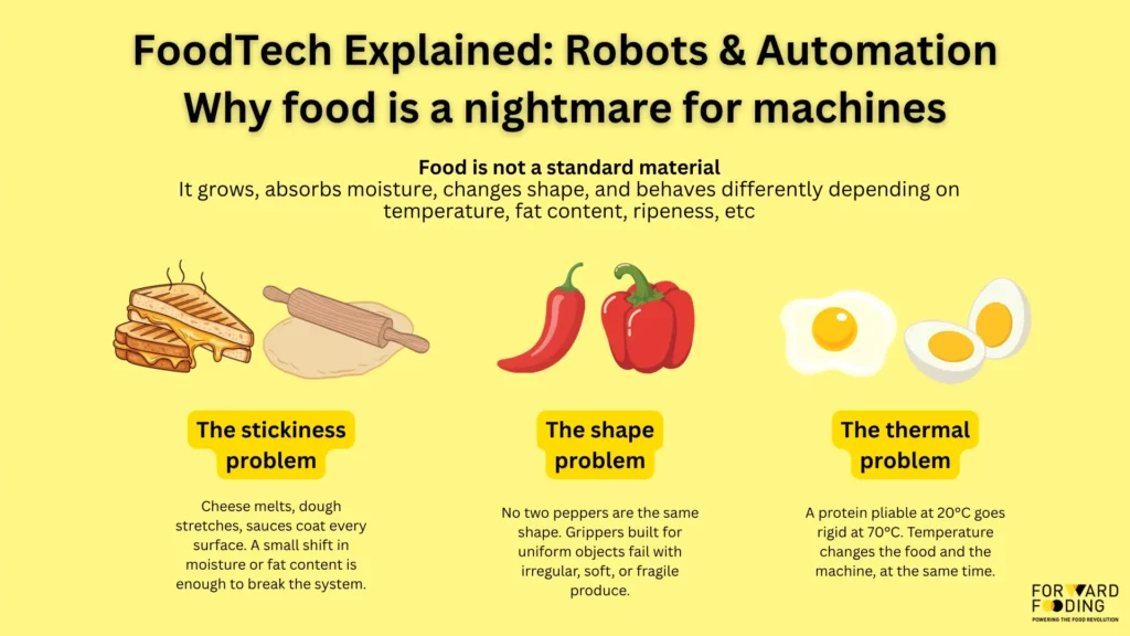 Why food is a nightmare for machines?