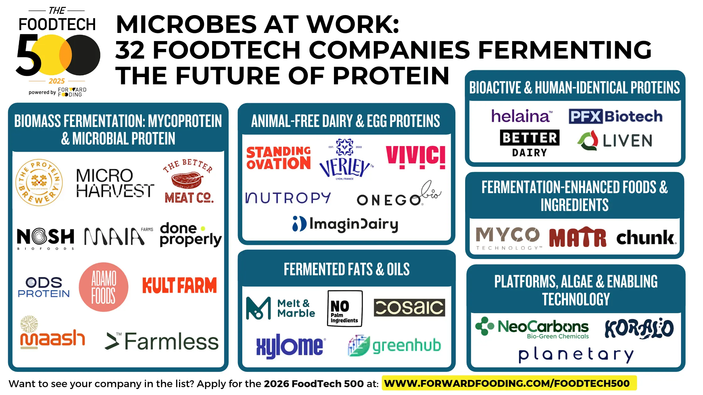 32 FoodTech Companies Fermenting the Future of Protein